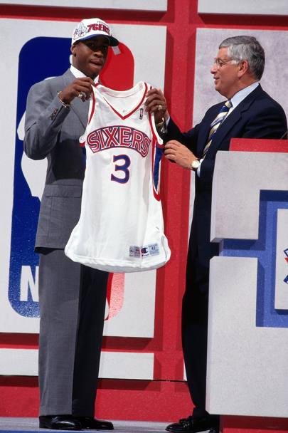 1996: Allen Iverson, numero uno per Philadelphia (NBA)